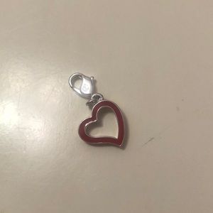 Swarovski heart charm